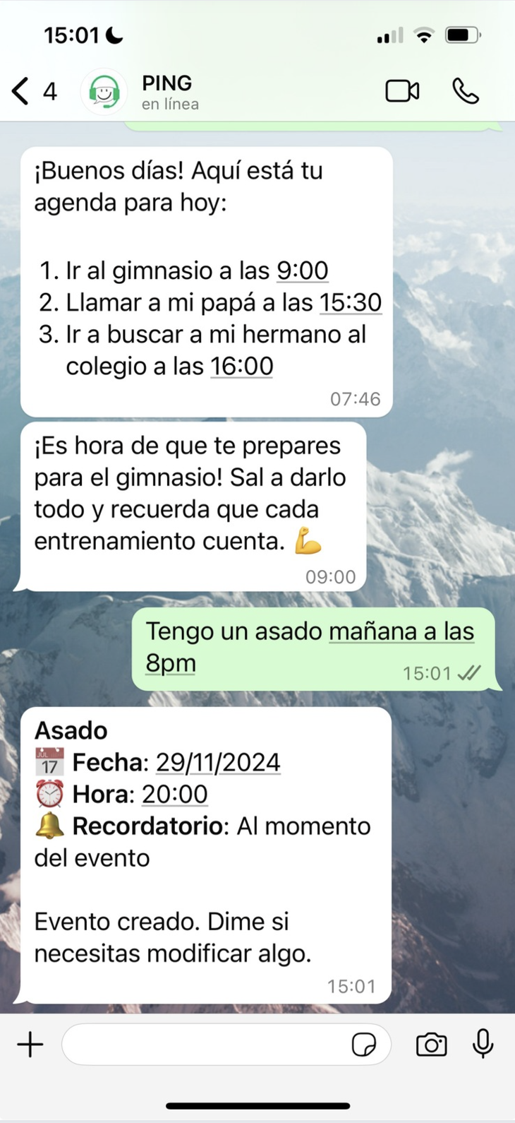 PING WhatsApp Preview